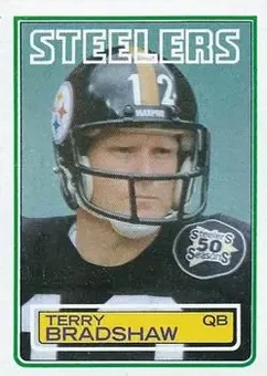 1983 Topps #358 - Terry Bradshaw - Pittsburgh Steelers