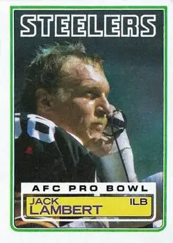 1983 Topps #363 - Jack Lambert - Pittsburgh Steelers