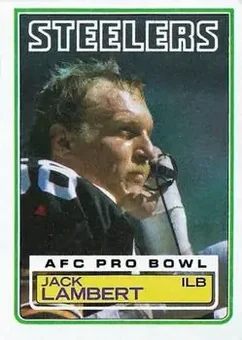 1983 Topps #363 - Jack Lambert - Pittsburgh Steelers