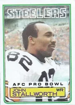 1983 Topps #366 - John Stallworth - Pittsburgh Steelers