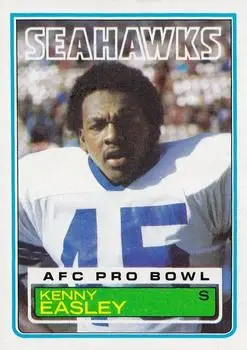 1983 Topps #384 - Kenny Easley - Seattle Seahawks