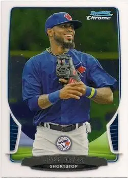 2013 Bowman Chrome #3 - Jose Reyes - Toronto Blue Jays - Front