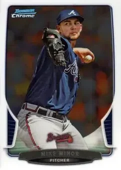 2013 Bowman Chrome #13 - Mike Minor - Atlanta Braves