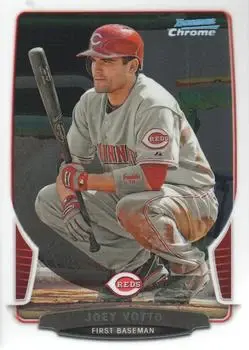 2013 Bowman Chrome #15 - Joey Votto - Cincinnati Reds - Front