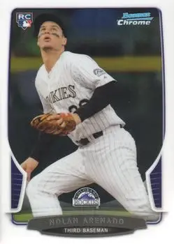 2013 Bowman Chrome #24 - Nolan Arenado - Colorado Rockies - Front