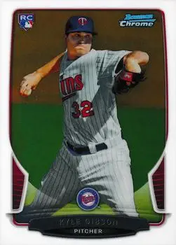 2013 Bowman Chrome #28 - Kyle Gibson - Minnesota Twins - Front