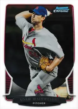 2013 Bowman Chrome #38 - Adam Wainwright - St. Louis Cardinals - Front