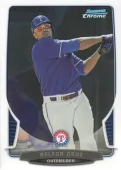 2013 Bowman Chrome #45 - Nelson Cruz - Texas Rangers