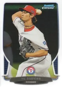 2013 Bowman Chrome #46 - Yu Darvish - Texas Rangers - Front