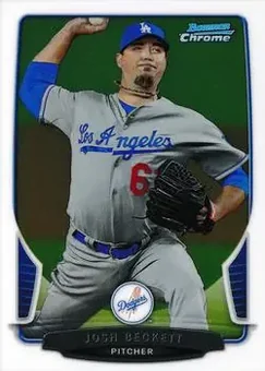 2013 Bowman Chrome #47 - Josh Beckett - Los Angeles Dodgers