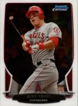 2013 Bowman Chrome #50 - Mike Trout - Los Angeles Angels - Front