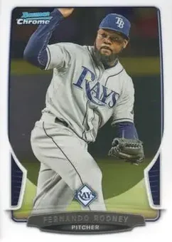2013 Bowman Chrome #51 - Fernando Rodney - Tampa Bay Rays