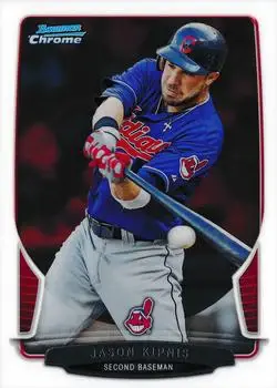 2013 Bowman Chrome #52 - Jason Kipnis - Cleveland Indians - Front
