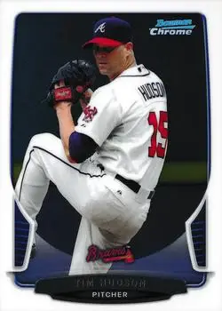 2013 Bowman Chrome #53 - Tim Hudson - Atlanta Braves - Front