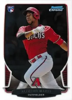 2013 Bowman Chrome #55 - Alfredo Marte - Arizona Diamondbacks