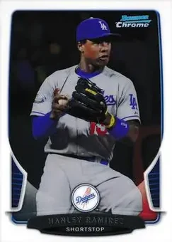 2013 Bowman Chrome #60 - Hanley Ramirez - Los Angeles Dodgers