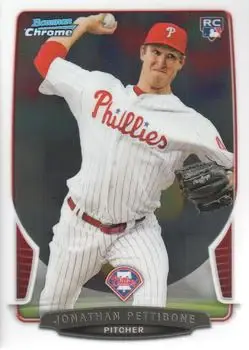 2013 Bowman Chrome #62 - Jonathan Pettibone - Philadelphia Phillies - Front