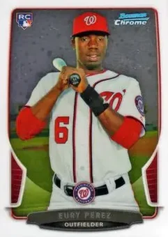 2013 Bowman Chrome #64 - Eury Perez - Washington Nationals