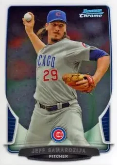 2013 Bowman Chrome #65 - Jeff Samardzija - Chicago Cubs