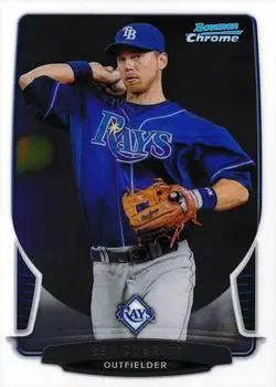 2013 Bowman Chrome #73 - Ben Zobrist - Tampa Bay Rays - Front