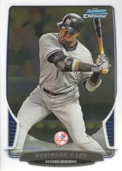2013 Bowman Chrome #75 - Robinson Cano - New York Yankees - Front