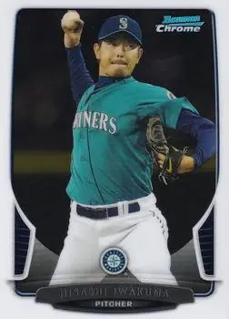 2013 Bowman Chrome #79 - Hisashi Iwakuma - Seattle Mariners - Front