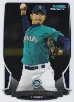 2013 Bowman Chrome #79 - Hisashi Iwakuma - Seattle Mariners