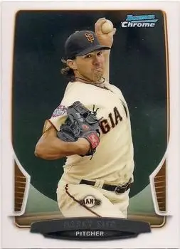 2013 Bowman Chrome #85 - Barry Zito - San Francisco Giants - Front