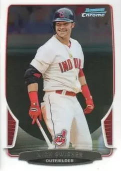 2013 Bowman Chrome #87 - Nick Swisher - Cleveland Indians