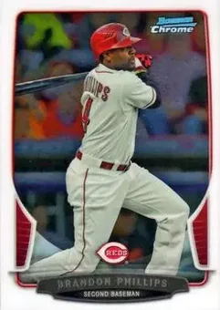 2013 Bowman Chrome #94 - Brandon Phillips - Cincinnati Reds