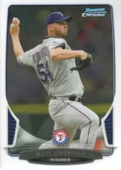 2013 Bowman Chrome #99 - Matt Harrison - Texas Rangers - Front