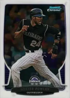 2013 Bowman Chrome #104 - Dexter Fowler - Colorado Rockies