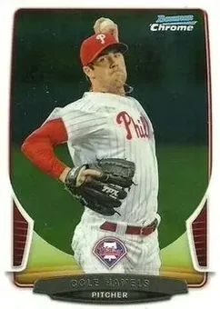 2013 Bowman Chrome #107 - Cole Hamels - Philadelphia Phillies