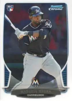 2013 Bowman Chrome #108 - Marcell Ozuna - Miami Marlins - Front