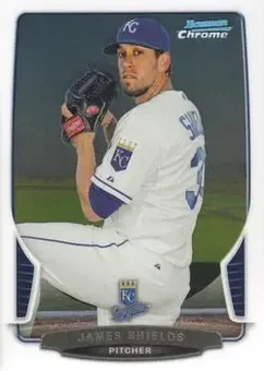 2013 Bowman Chrome #109 - James Shields - Kansas City Royals