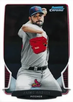 2013 Bowman Chrome #112 - Jaime Garcia - St. Louis Cardinals