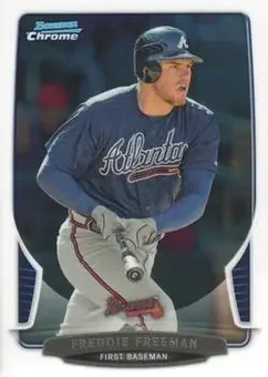 2013 Bowman Chrome #114 - Freddie Freeman - Atlanta Braves