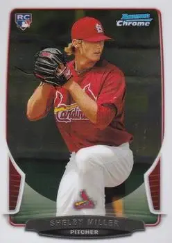 2013 Bowman Chrome #116 - Shelby Miller - St. Louis Cardinals - Front