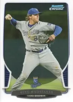 2013 Bowman Chrome #122 - Mike Moustakas - Kansas City Royals