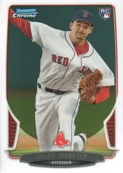 2013 Bowman Chrome #135 - Allen Webster - Boston Red Sox - Front