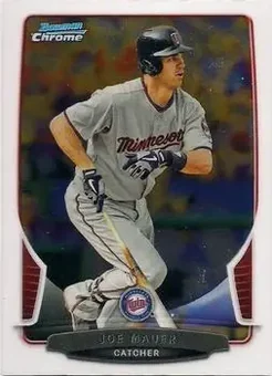 2013 Bowman Chrome #138 - Joe Mauer - Minnesota Twins