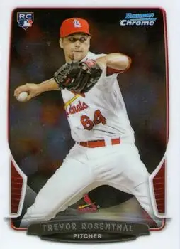 2013 Bowman Chrome #139 - Trevor Rosenthal - St. Louis Cardinals - Front