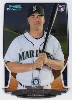 2013 Bowman Chrome #140 - Nick Franklin - Seattle Mariners - Front