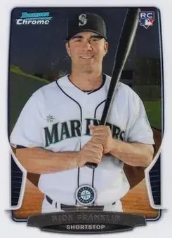 2013 Bowman Chrome #140 - Nick Franklin - Seattle Mariners