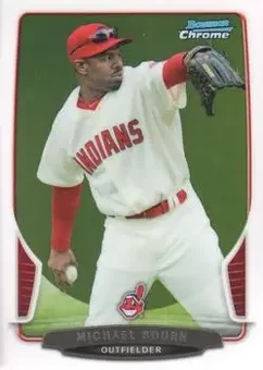 2013 Bowman Chrome #146 - Michael Bourn - Cleveland Indians
