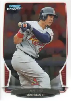 2013 Bowman Chrome #148 - Jon Jay - St. Louis Cardinals - Front