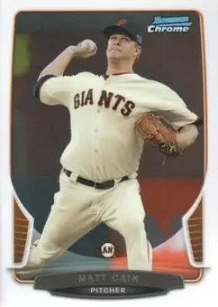 2013 Bowman Chrome #150 - Matt Cain - San Francisco Giants