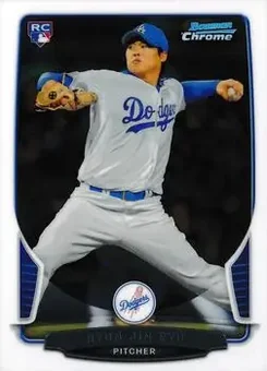 2013 Bowman Chrome #154 - Hyun-Jin Ryu - Los Angeles Dodgers