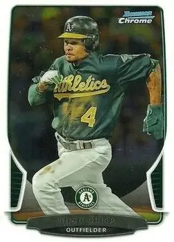 2013 Bowman Chrome #161 - Coco Crisp - Oakland Athletics - Front