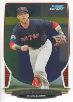 2013 Bowman Chrome #162 - Dustin Pedroia - Boston Red Sox